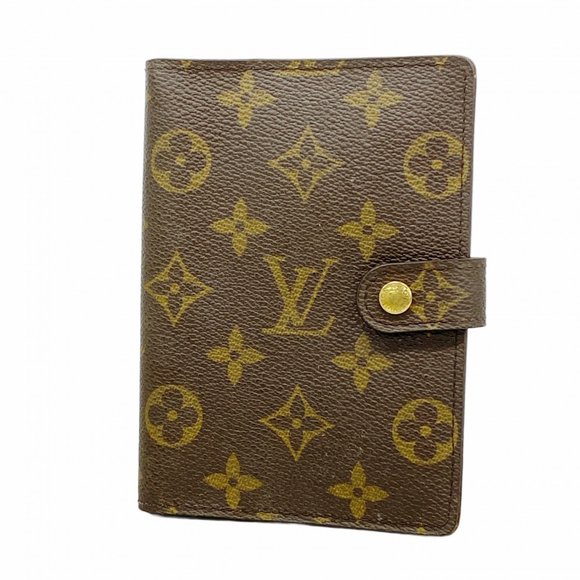 LOUIS VUITTON Other - Louis Vuitton Monogram Agenda PM Planner Cover R20005 Brown for Men and Women